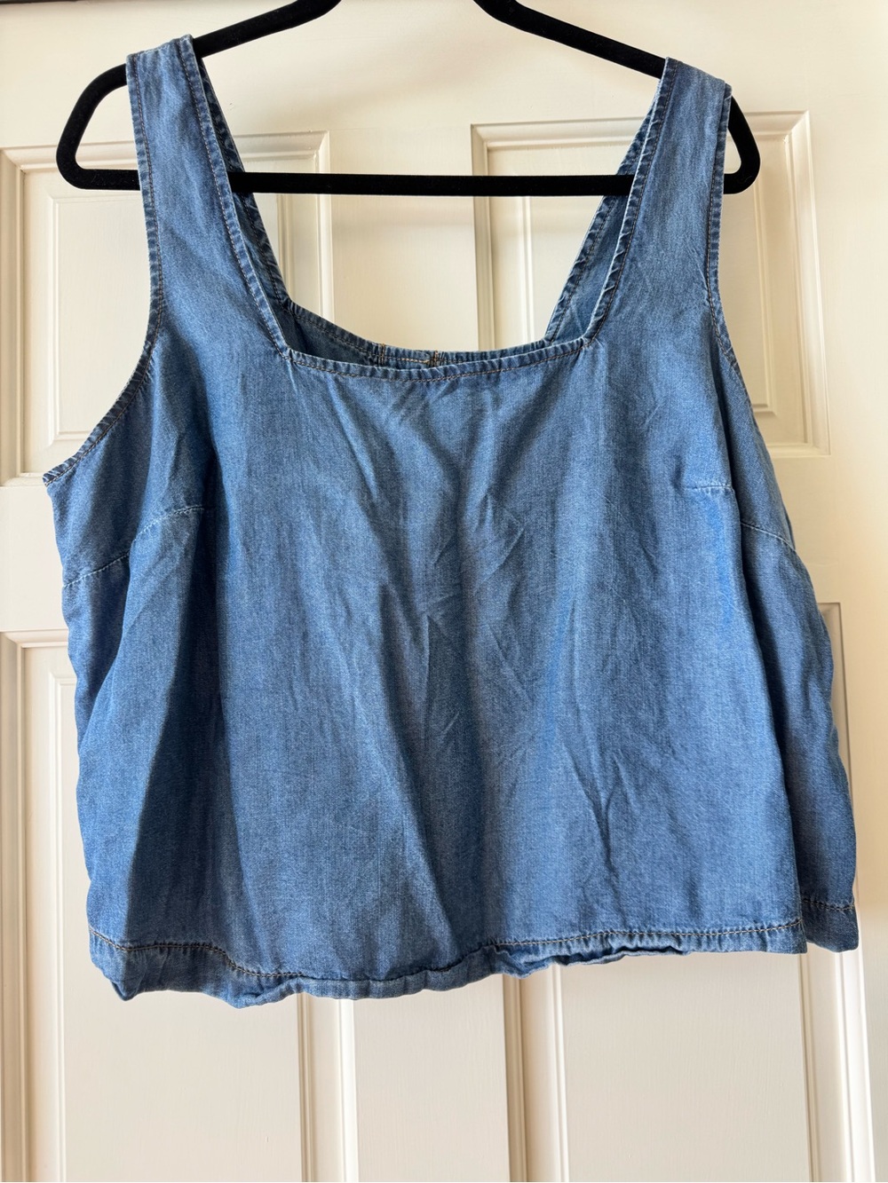 torrid Light Denim Blue Square-Neck Tank